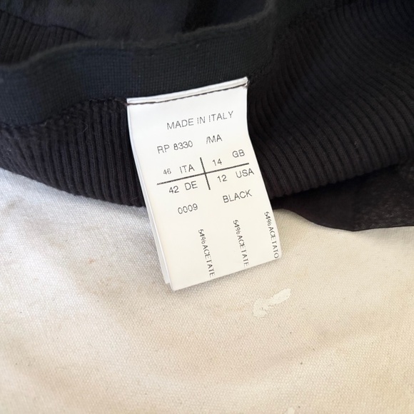 Rick Owens Wide Leg Silk Blend Pants - Picture 7 of 8